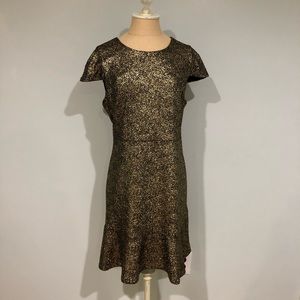 Michael Michael Kors Black and Gold Dress